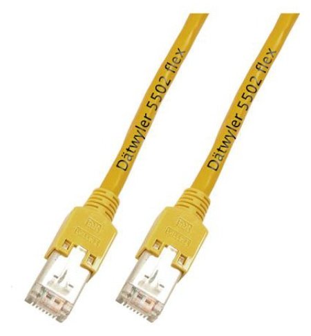 EFB Elektronik Daetwyler UNINET Flex 5502 4P - Patch-Kabel - RJ-45 (M) - zu RJ-45 (M) - 10 m - CAT 5e - Gelb