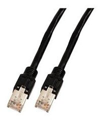 EFB Elektronik Dätwyler CU 5502 flex - Patch-Kabel - RJ-45 (M) zu RJ-45 (M) - 15 m - S/UTP - CAT 5e - geformt -Schwarz