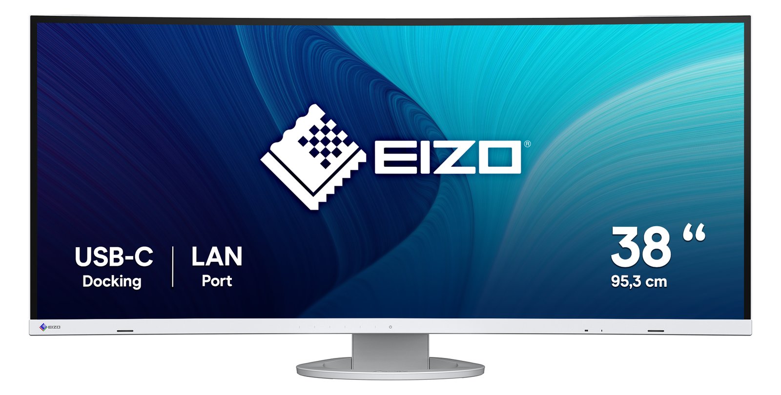 EIZO FlexScan EV3895-WT - Mit FlexStand - LED-Monitor - gebogen - 95.3 cm (37.5)