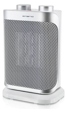 Emerio Keramikheizlüfter 1500W Ventilation Thermostat silb von LumaTech