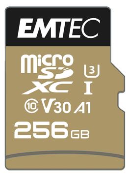 EMTEC SpeedIN Pro - 256 GB - MicroSDXC - Klasse 10 - UHS-I - 100 MB/s - 95 MB/s von LumaTech