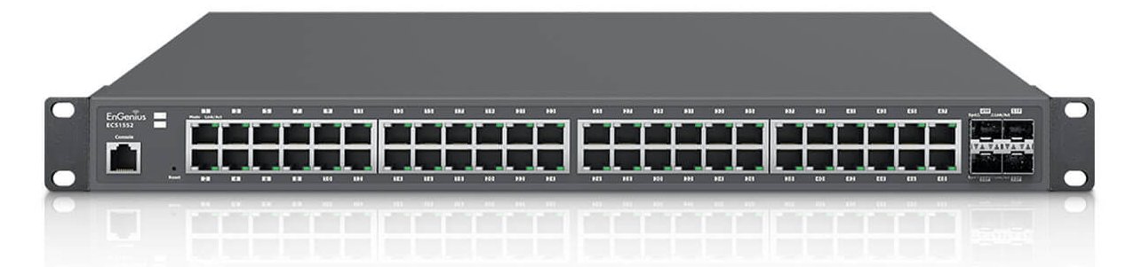 EnGenius ECS1552 - Managed - L2+ - Gigabit Ethernet (10/100/1000) - Vollduplex - Rack-Einbau