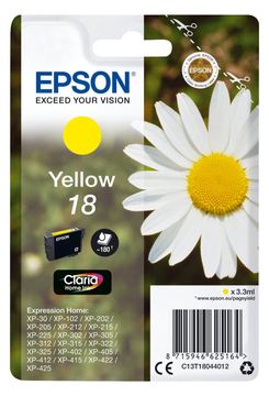 Epson 18 - 3.3 ml - Gelb - Original - Tintenpatrone von LumaTech
