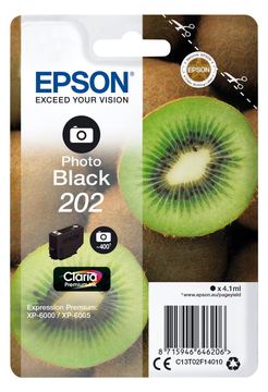 Epson 202 - 4.1 ml - Photo schwarz - Original von LumaTech