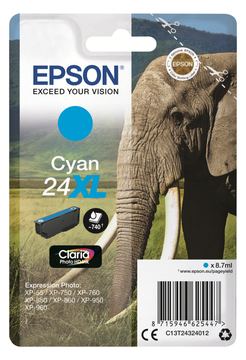 Epson 24XL - 8.7 ml - XL - Cyan - Original - Tintenpatrone von LumaTech