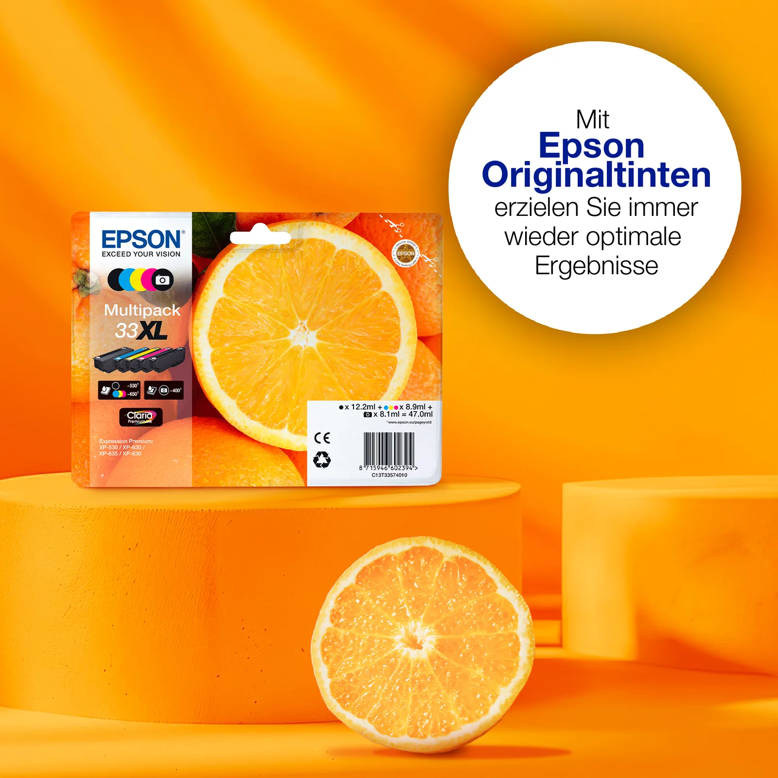 Epson 33XL Multipack - 5er-Pack - 47 ml - XL, Ansicht 5