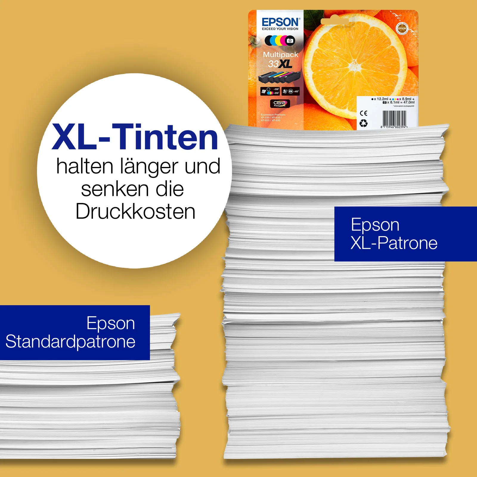 Epson 33XL Multipack - 5er-Pack - 47 ml - XL, Ansicht 6