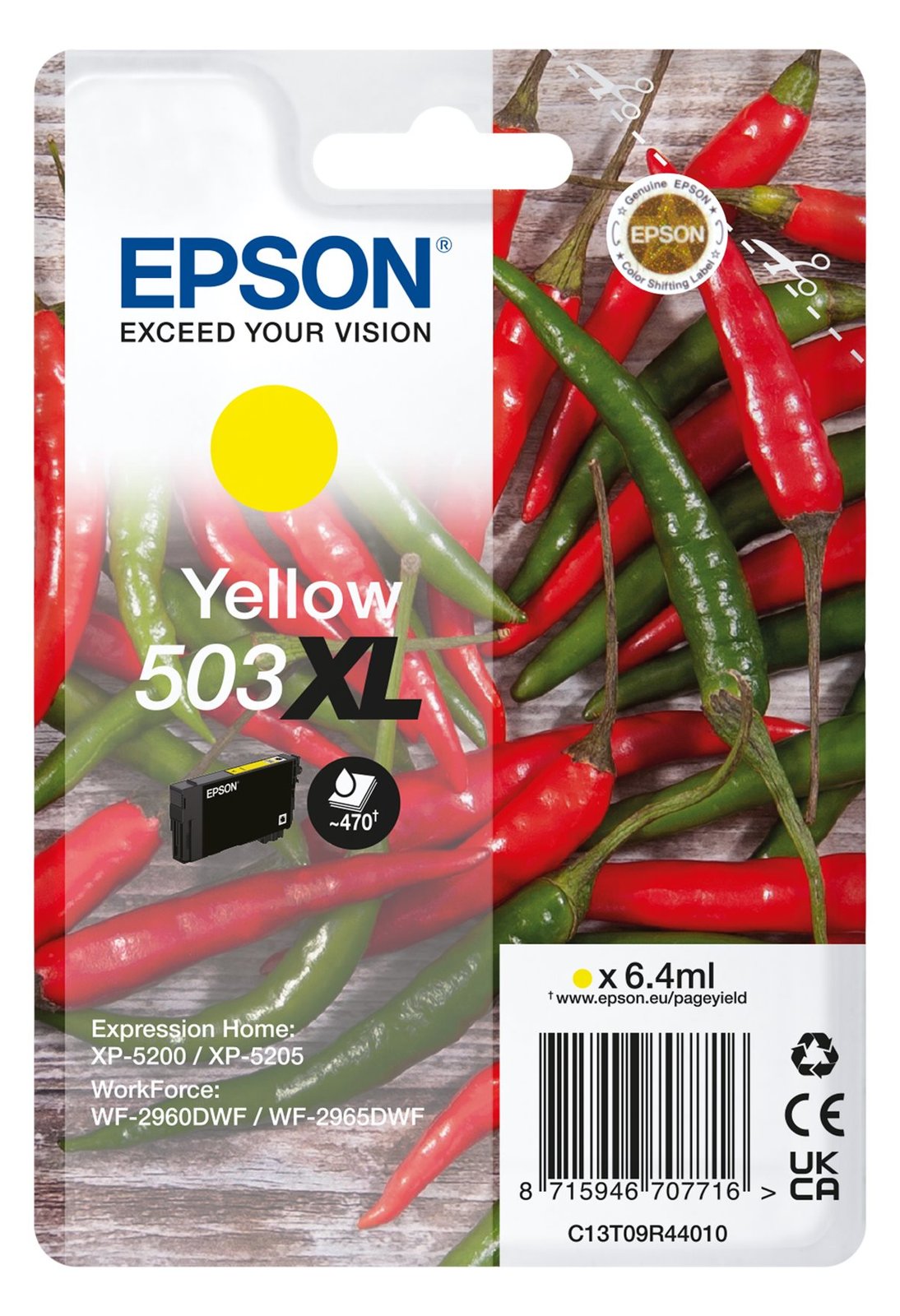 Epson 503XL Singlepack - 6.4 ml - XL - Gelb - original