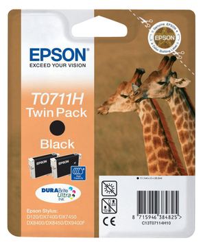 Epson T0711 Twin Pack - 2er-Pack - 22.2 ml - mit hoher Kapazität von LumaTech