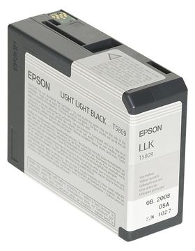 Epson T5809 - 80 ml - Light Light Black - Original von LumaTech