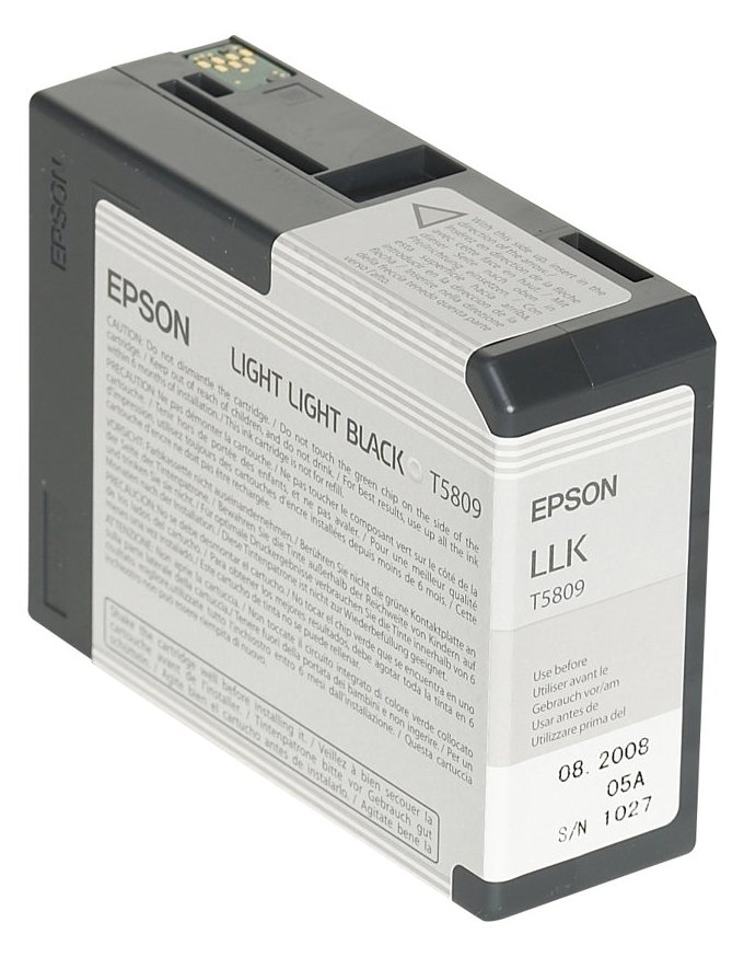 Epson T5809 - 80 ml - Light Light Black - Original