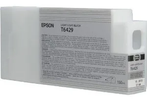 Epson T6429 - 150 ml - Light Light Black - original, Ansicht 2