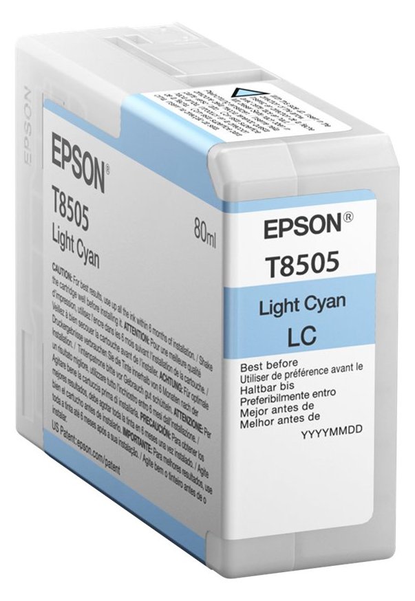 Epson T8505 - 80 ml - hell Cyan - Original - Tintenpatrone