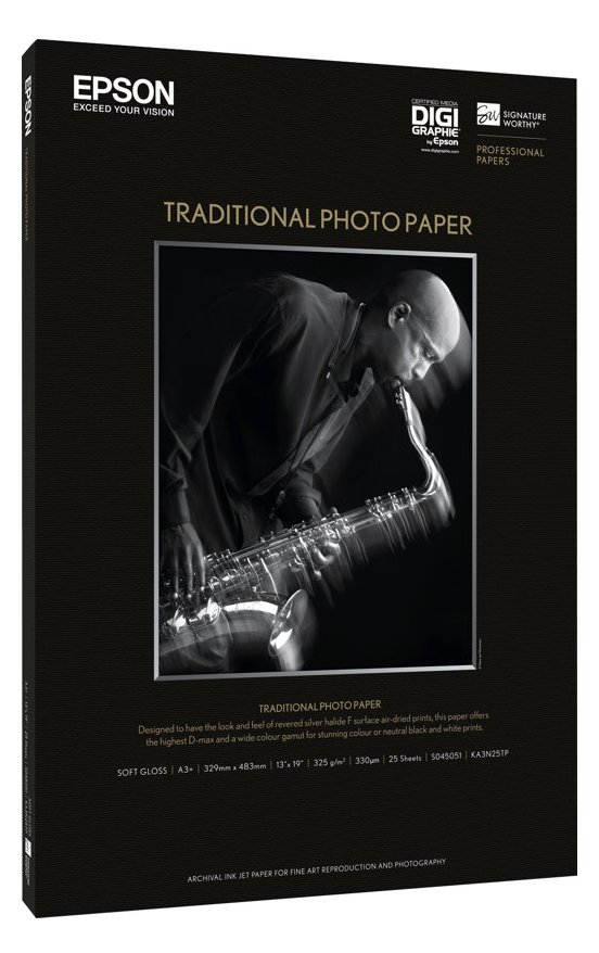 Epson Traditional Photo Paper - A3 plus (329 x 423 mm) von LumaTech