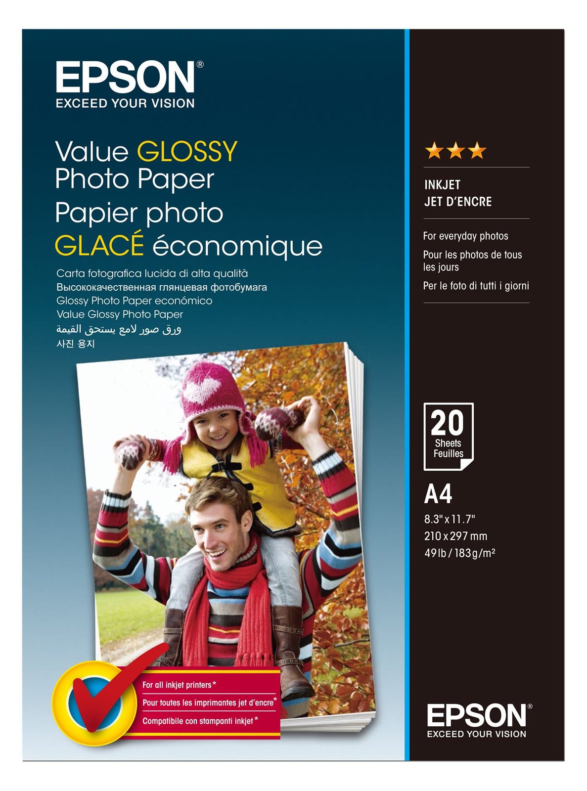 Epson Value - Glänzend - A4 (210 x 297 mm) - 183 g/m²
