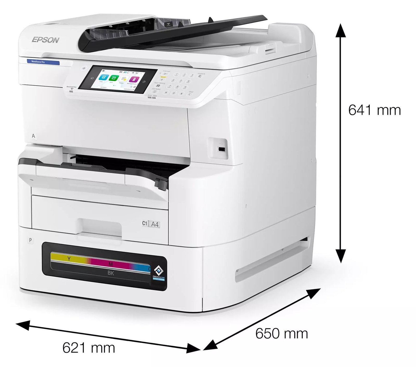 Epson WorkForce Pro EM-C8100RDWF - Multifunktionsdrucker - Farbe - Tintenstrahl - A3 (Medien)