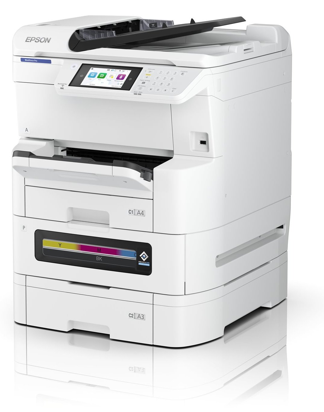 Epson WorkForce Pro EM-C8100RDWF - Multifunktionsdrucker - Farbe - Tintenstrahl - A3 (Medien)