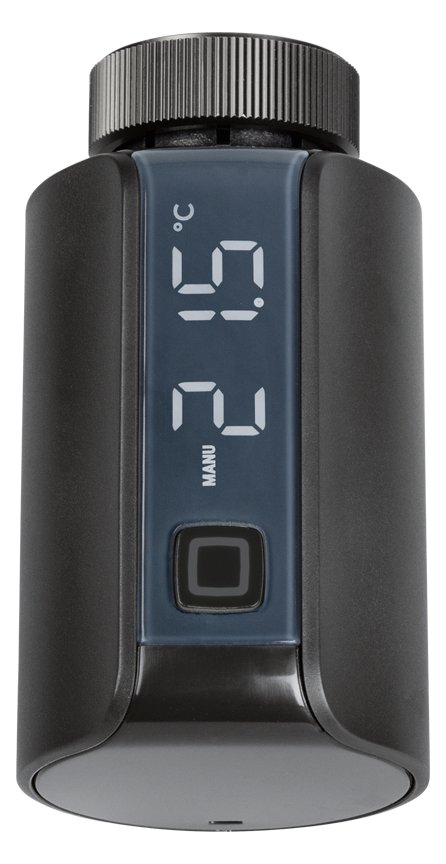 eQ-3 AG HmIP-eTRV-E-A - Schwarz - Tasten - IP20 - 0 - 50 °C - 868 - 868.6 MHz - 230 m