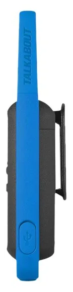 Motorola Solutions Motorola Talkabout T62 - Zwei-Wege Funkgerät - PMR - 446 MHz - 16 Kanäle - Schwarz, Blau (2er Pack), Ansicht 3