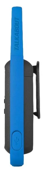 Motorola Solutions Motorola Talkabout T62 - Zwei-Wege Funkgerät - PMR - 446 MHz - 16 Kanäle - Schwarz, Blau (2er Pack), Ansicht 5
