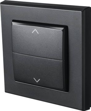 eQ-3 AG Homematic IP Tasterwippe für Markenschalter- mit Pfeilen anthr von LumaTech