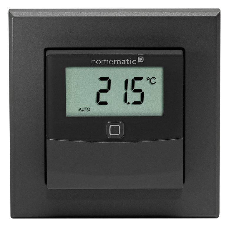 eQ-3 AG Temperatur- und Luftfeuchtigkeitssensor mit Display HmIP-STHD-A