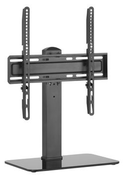 Equip Aufstellung - für LCD-TV / gekrümmter LCD-TV - Kunststoff, stainless steel, Glas - Schwarz - 81.3-139.7 cm 32-55 von LumaTech
