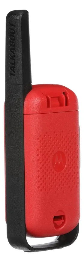 Motorola Solutions Zebra Talkabout T42 - Tragbar - Zwei-Wege Funkgerät - 446 MHz - 16 Kanäle - schwarz/rot (2er Pack), Ansicht 5