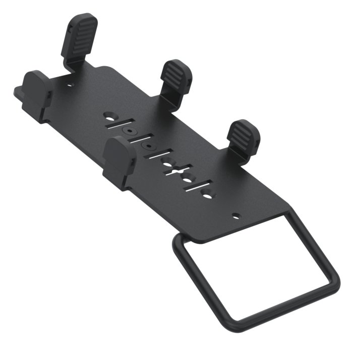 Ergonomic Solutions Multigrip plate PAX A35 with handle - BLACK