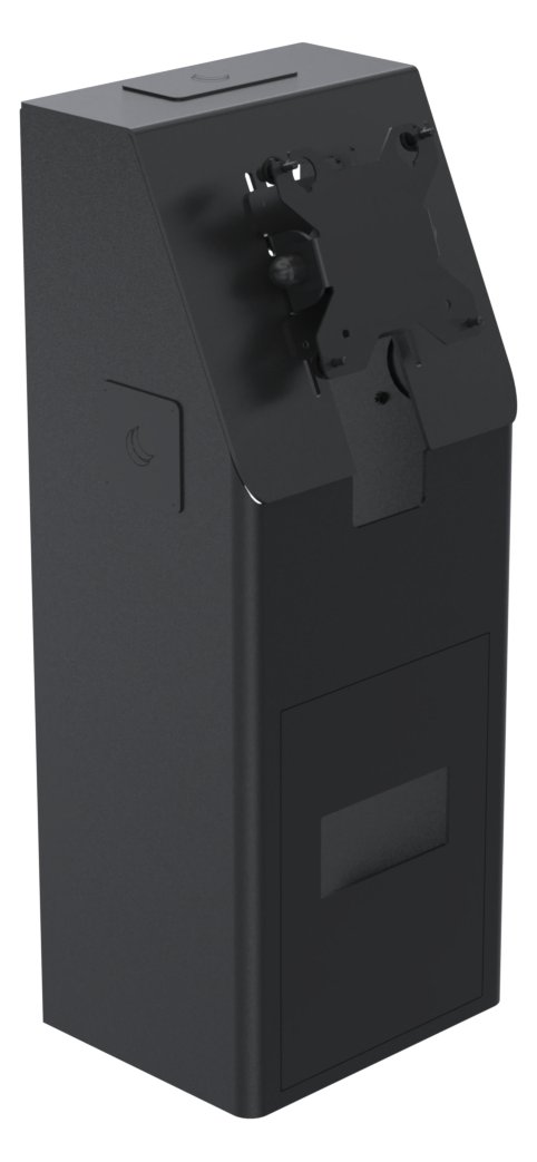 Ergonomic Solutions Wall mounted Self Service Kiosk -black