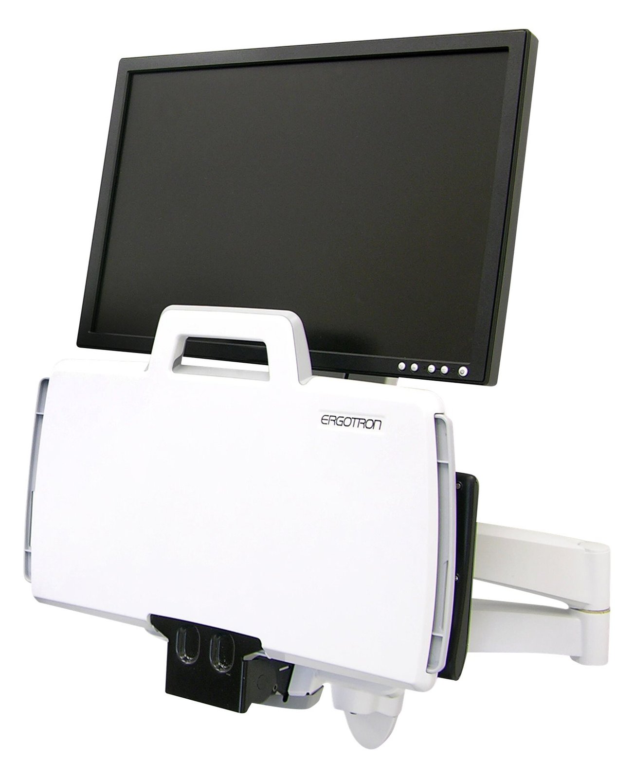 Ergotron 200 Series - Befestigungskit (Gelenkarm, Barcode-Scanner-Halter, Tastaturablage mit linker/rechter Mausablage)