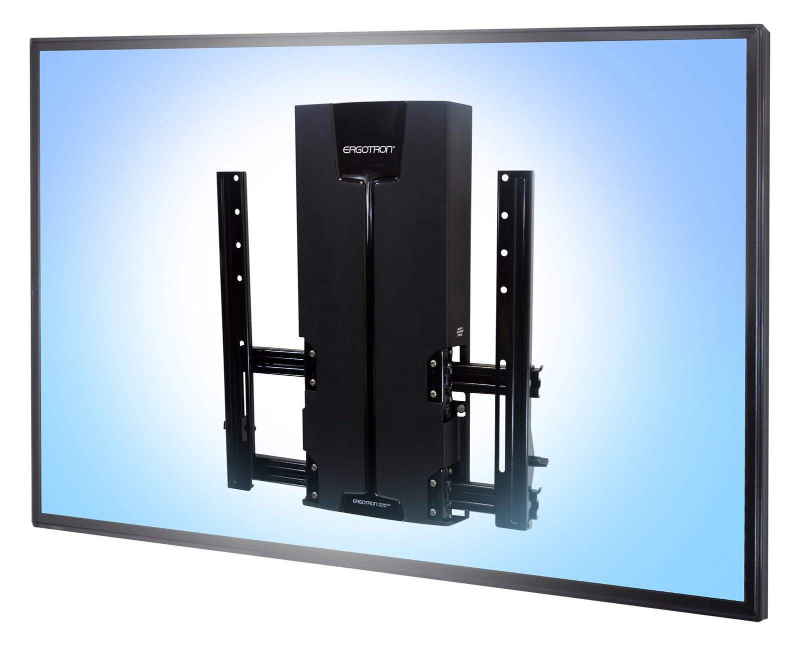 Ergotron Glide Wall Mount VHD - Befestigungskit (neigbare Halterung, Montageschablone, Niedrigprofil-Hebemodul