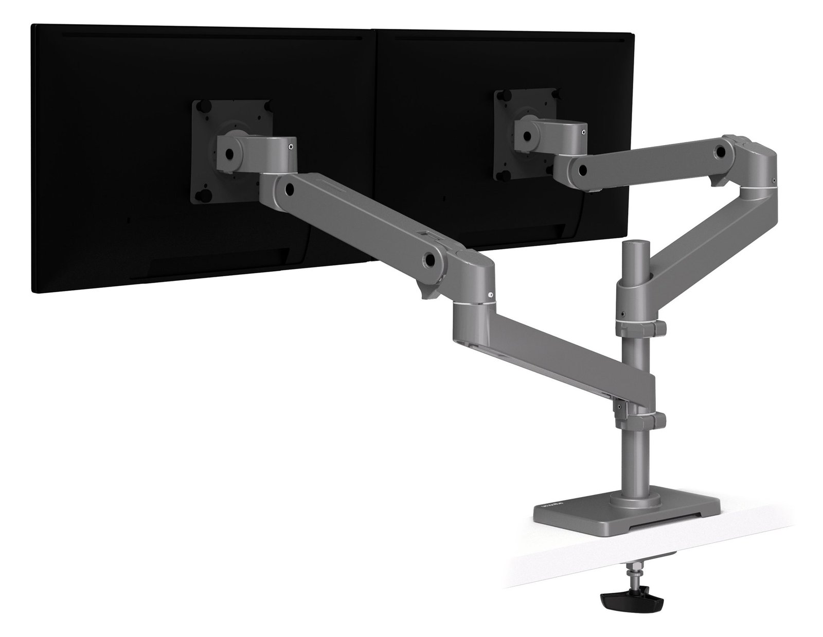 Ergotron LX Pro - Befestigungskit - für 2 LCD-Displays - Lochplatte-Montage - Aluminium - Dunkelgrau - bis zu 24 Zoll