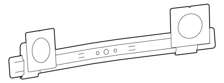 Ergotron LX Pro - Befestigungskit (Bogen, 2 Drehgelenke - für Flachbildschirm - Weiß - Bildschirmgröße: 27