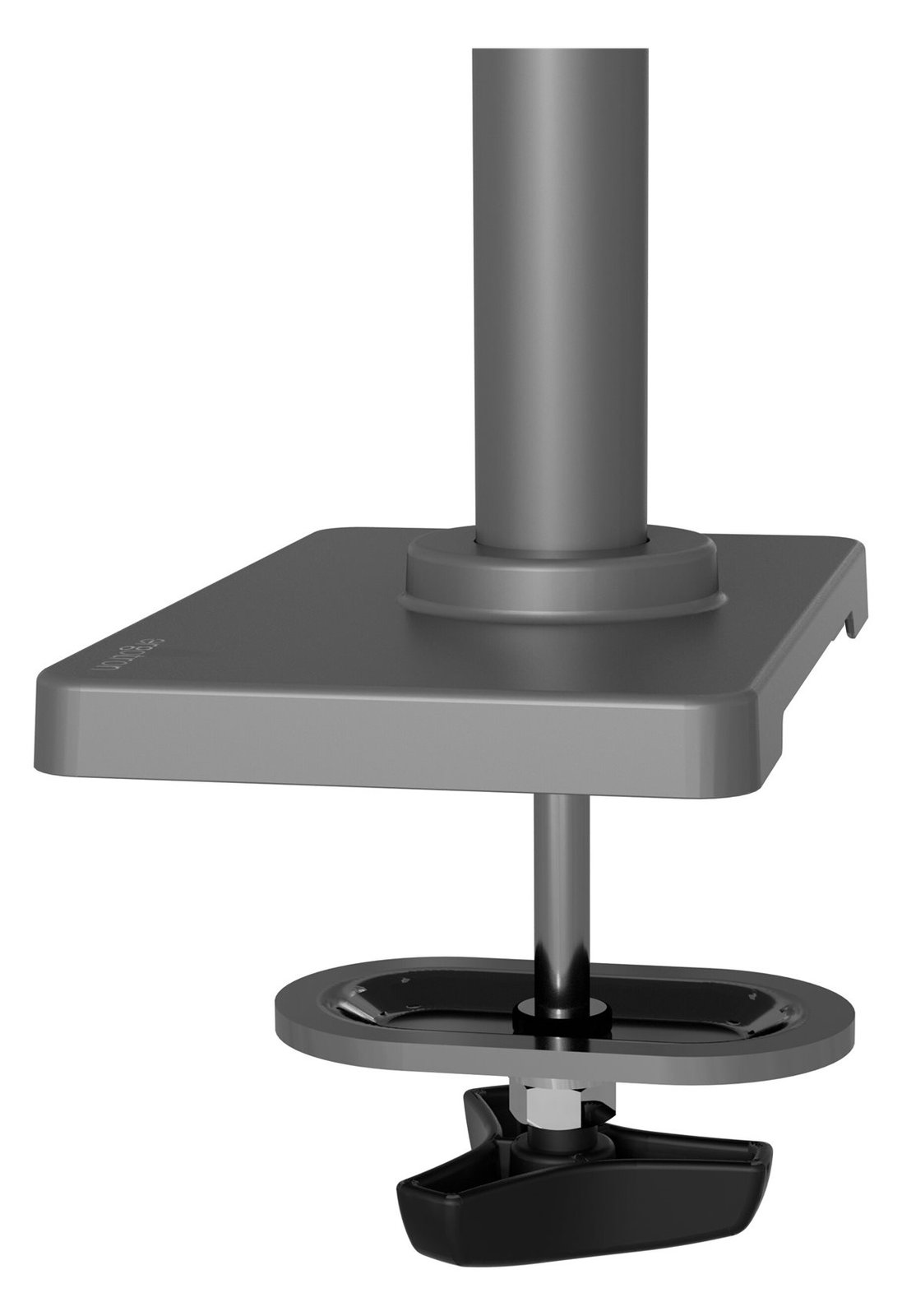 Ergotron LX Pro - Befestigungskit (Große Basis, Tischplattenbohrung) - Dunkelgrau