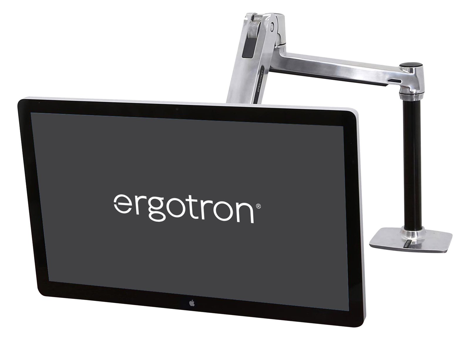 Ergotron LX Sit-Stand Desk Arm - Befestigungskit (Verlängerungsarm, Stange, VESA-Adapter, Steh-Sitz-Arm, Tisch-Klemme