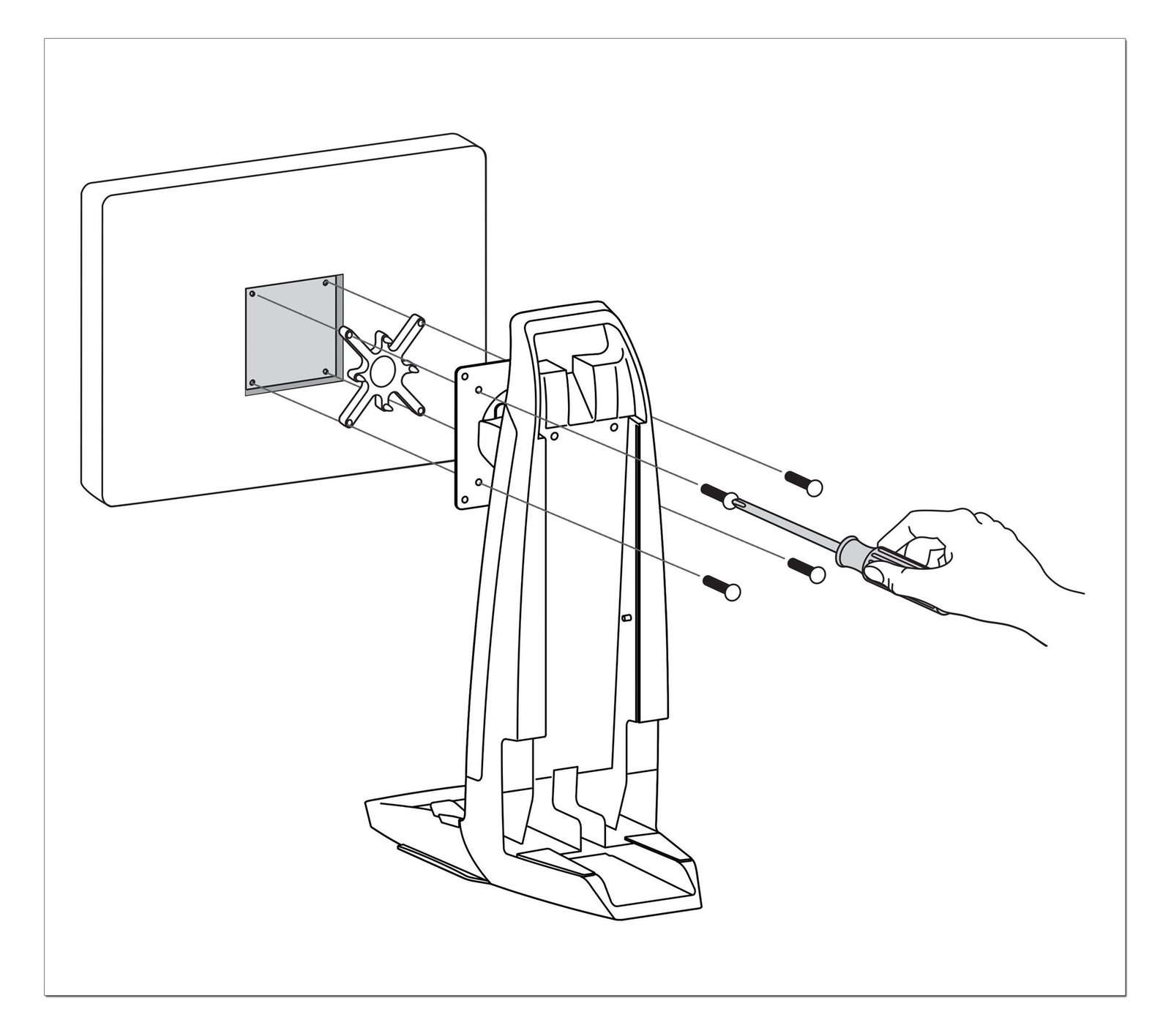 Ergotron Montagekomponente (Abstandshalter)
