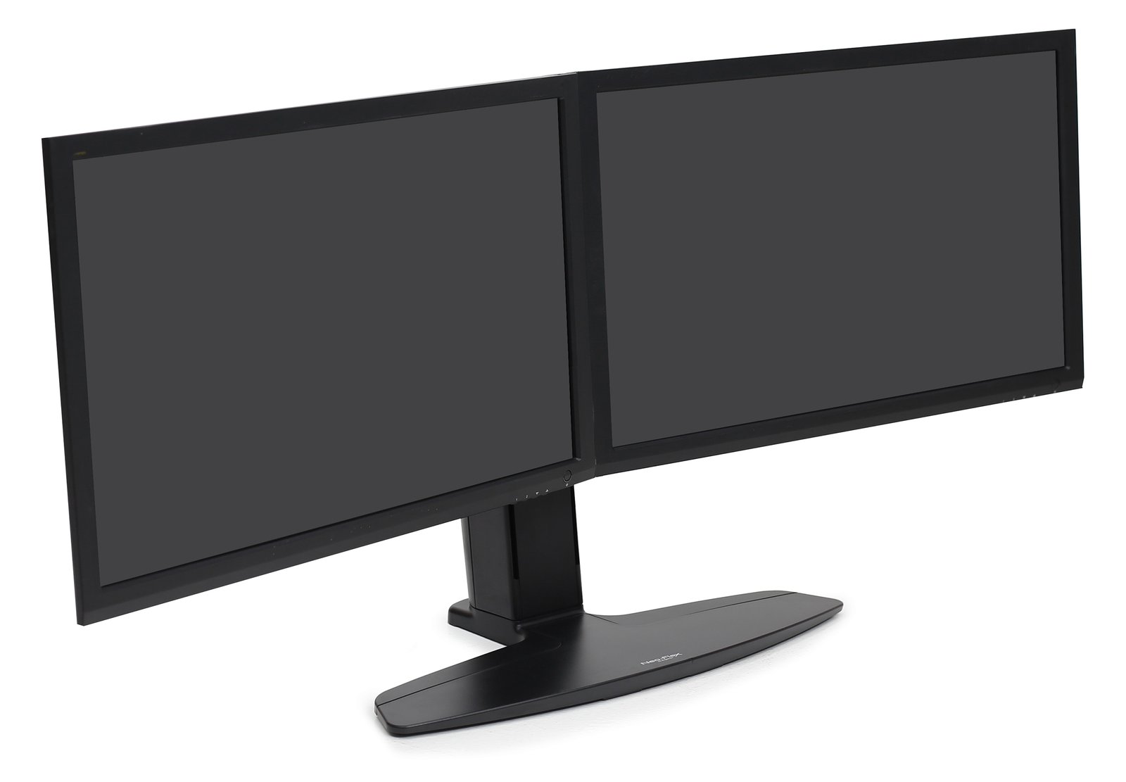 Ergotron Neo-Flex Dual LCD Monitor Lift Stand - Aufstellung für 2 LCD-Displays - Schwarz - Bildschirmgröße: bis zu 61 cm