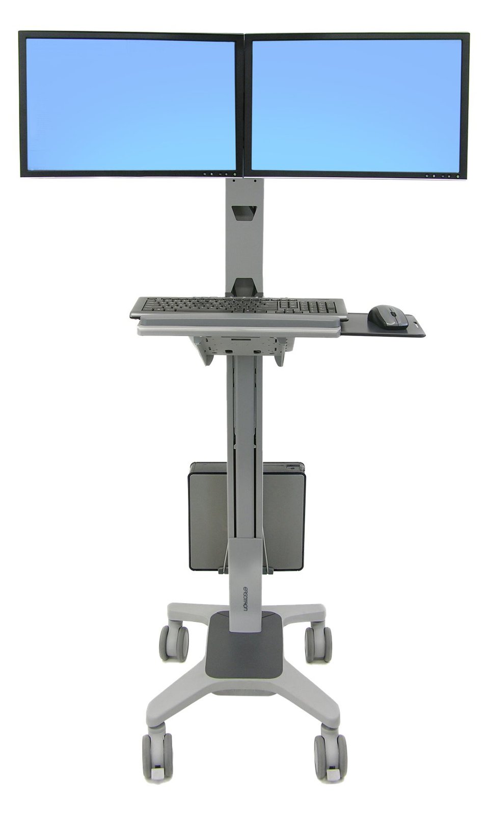 Ergotron Neo-Flex WideView WorkSpace - Wagen - Patentierte Constant Force Technologie - für 2 LCD-Displays