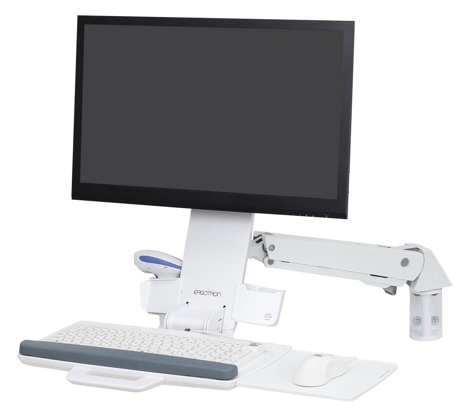 Ergotron Sit-Stand Combo - Befestigungskit (Gelenkarm, Tastatur-Tablett)