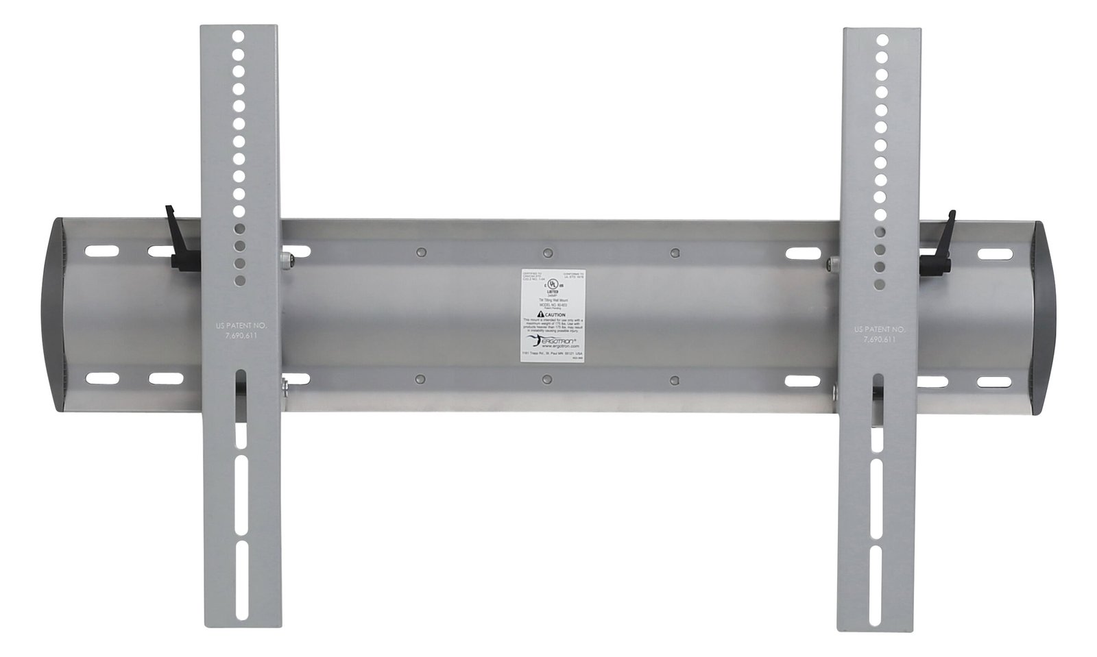 Ergotron TM Tilting Wall Mount, XL - Befestigungskit (Wandplatte, Befestigungen, 2 Klammern)