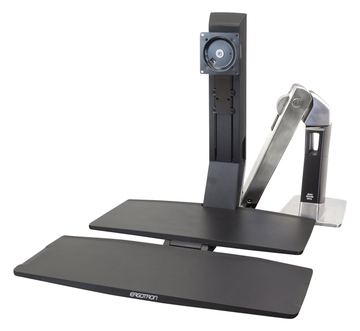 Ergotron WorkFit-A LCD HD with Worksurface+ Standing Desk - Befestigungskit (Spannbefestigung für Tisch, Pivot von LumaTech