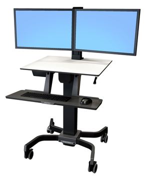 Ergotron WorkFit-C Dual - Sitz-/Steh-Arbeitsplatz von LumaTech