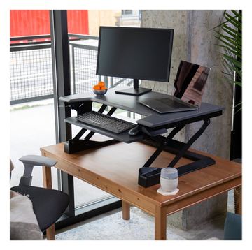 Ergotron WorkFit-T - Edelstahl - Schwarz - 15,9 kg - 380 mm - 22,3 kg - 980 x 710 x 216 mm von LumaTech
