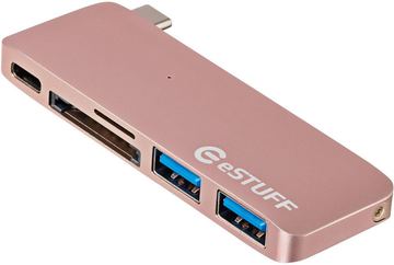 eSTUFF Allure Series - Hub - 2 x SuperSpeed USB 3.0 x USB-C von LumaTech