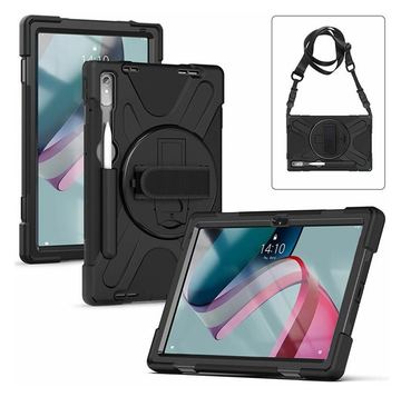 eSTUFF AUSTIN - Hintere Abdeckung für Tablet - Polycarbonat, Silikon - Schwarz - für Lenovo Tab P11 Pro (2nd Gen) von LumaTech