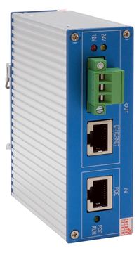 Exsys Ethernt PoE++ Splitter 10/100/1000M 802.3bt 24VDC/2A/48W - Switch - 0,1 Gbps von LumaTech