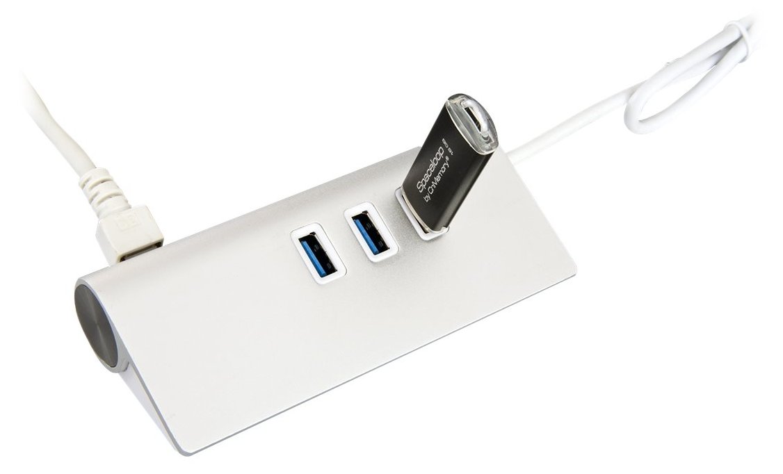 Exsys EX-1132-N - Hub - 3 x USB 3.2 Gen 1 + 1 x 10/100/1000