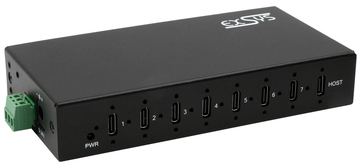 Exsys EX-12277HMS USB 3.2 Gen 2 Hub 7x C-Anschlüsse von LumaTech