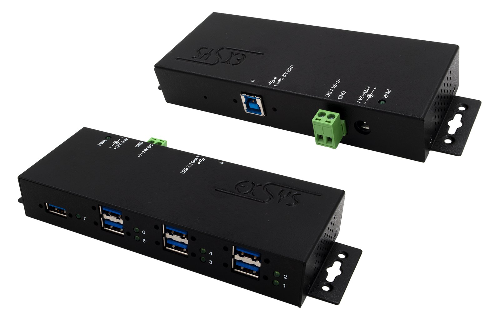 Exsys EX-1517HMVS - Hub - managed - 7 x USB 3.2 Gen 1